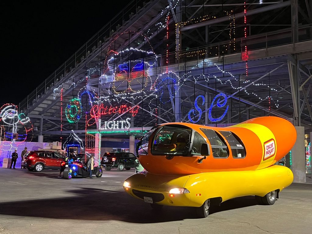 Oscar Mayer Wienermobile at Glittering Lights